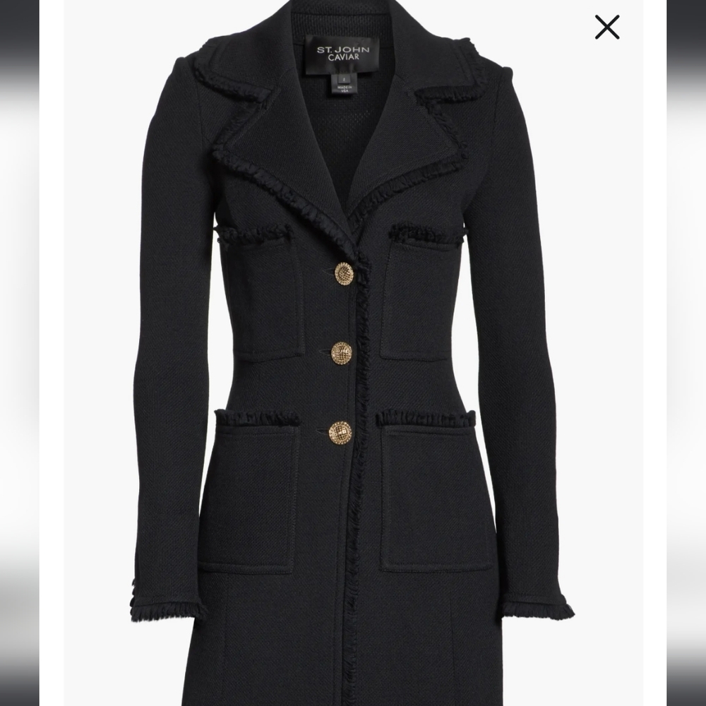 NWT St. John Collection knit topper